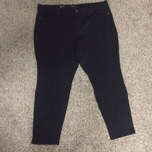 Nine West Black Skinny Cigarette Pant